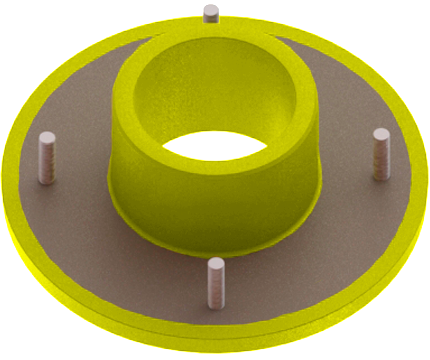 Plato Succión Tipo Metso - 150 HR