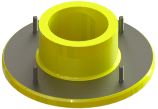 Plato Succión Tipo Metso - 200 HR