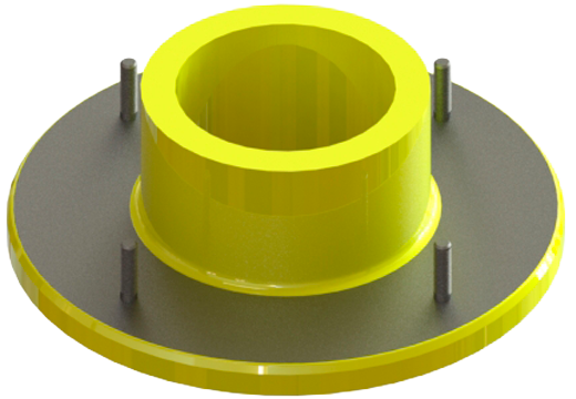 Plato Succión Tipo Metso - 200 HR