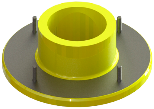 Plato Succión Tipo Metso - 250 HR