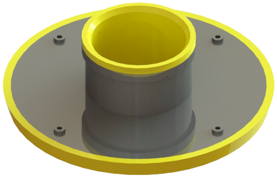 Plato Succión Tipo Warman 12x10