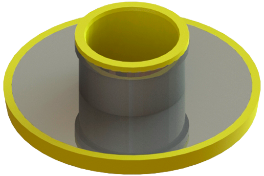 Plato Succión Tipo Warman 8x6